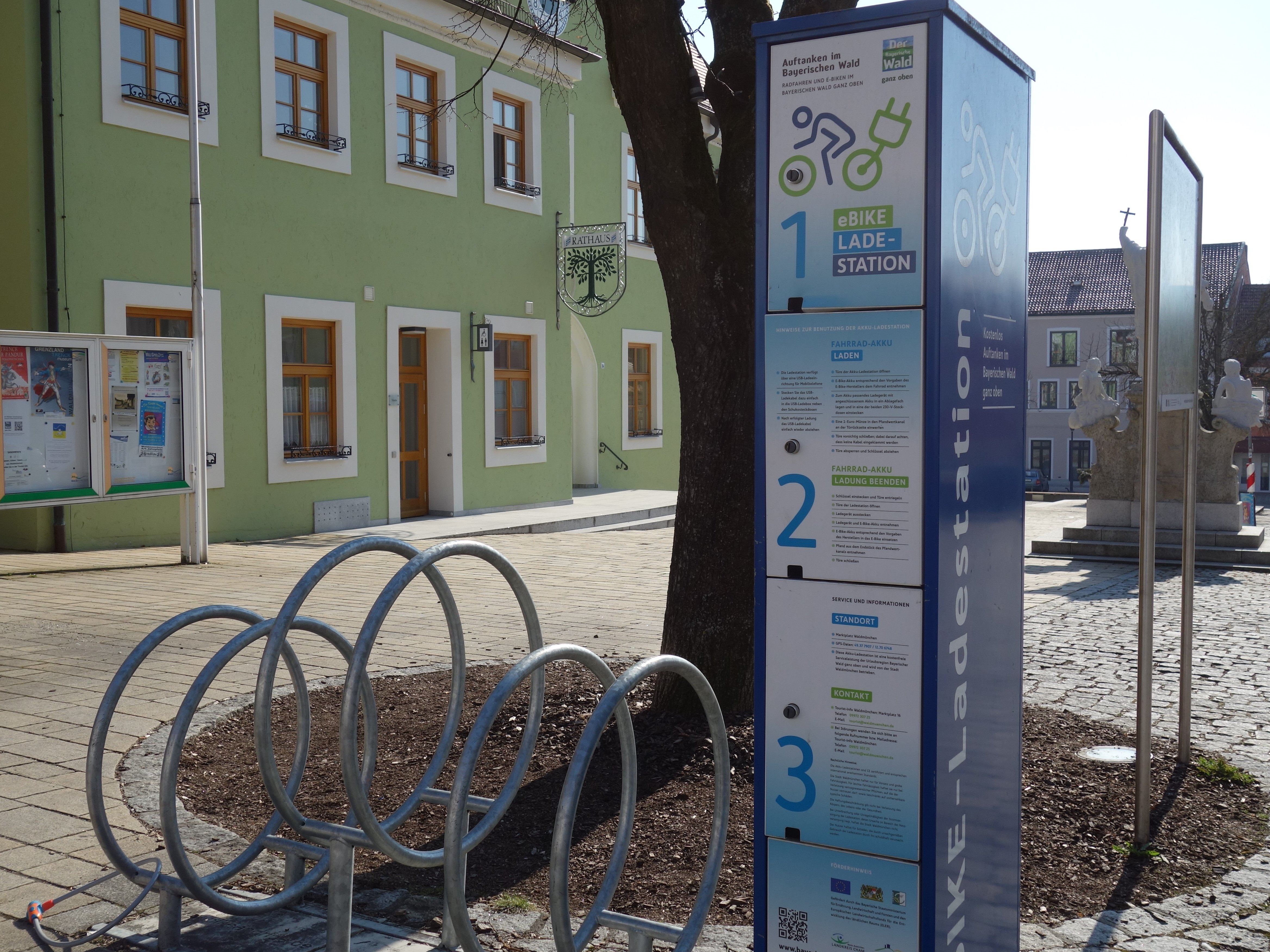 E-Bike-Ladestation am Markptlatz